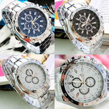 Fashion Men's Steel Band Watches Orendo ORLANDO Business Men's Gifts Alloy Watch Manufacturers Spot Wholesale
